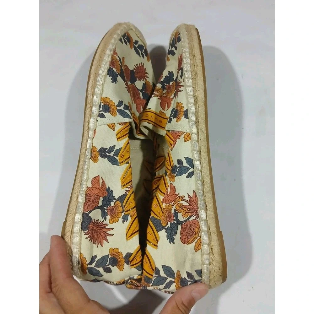 Tory Burch Grosgrain Whipstich Espadrille Flats